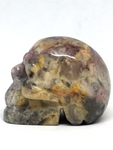 Crazy Lace Agate Skull #67