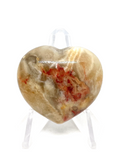Crazy Lace Agate Heart - 30mm