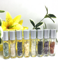 Essential Oils Crystal Roller Bottles - 10ml