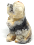 Crazy Lace Agate Dog #400