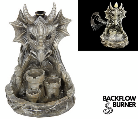 Dragon Backflow Incense Burner 18cm