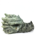 Green Jade Dragon Skull #346