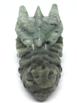 Green Jade Dragon Skull #346
