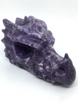 Lepidolite Dragon Skull #432