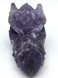 Lepidolite Dragon Skull #432