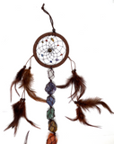 Dream Catcher with Rough Rock Crystals