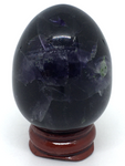 Fluorite Egg #266 (Stand included)