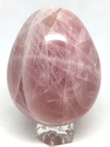 Rose Quartz Egg #233 - 8.5cm