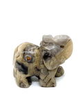 Crazy Lace Agate Elephant #142