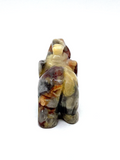 Crazy Lace Agate Elephant #144