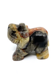 Crazy Lace Agate Elephant #145