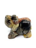 Crazy Lace Agate Elephant #145