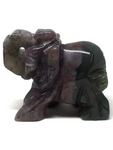 Moss Agate Elephant #214