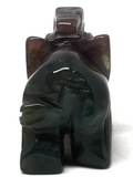 Moss Agate Elephant #214