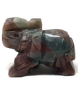 Moss Agate Elephant #215