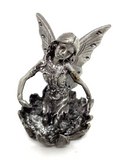 Pewter Fairy Heart Holder Stand