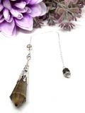 Smokey Quartz Faceted Pendulum