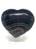 Fluorite Heart #149 - 6.7cm
