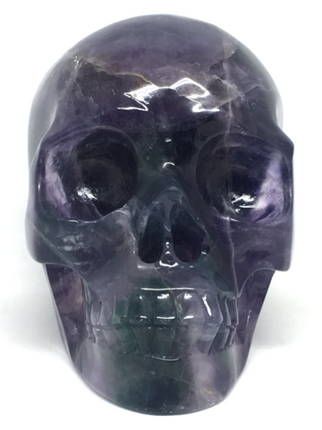 Fluorite Skull #17