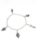 Goddess Charm Bracelet 925 Sterling Silver