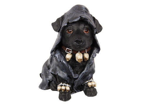 Gothic Dog Witch - 18cm