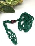 Green Macrame Necklace