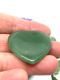 Green Aventurine Heart Worry Stone