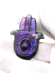 Purple Labradorite Hamsa Hand #107