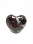 Harlequin Jasper Puff Heart # 434 - 45mm