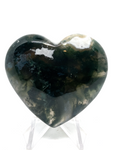 Moss Agate Heart #256 - 5cm