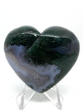 Moss Agate Heart #257 - 5cm