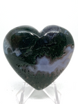 Moss Agate Heart #257 - 5cm