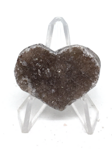 Amethyst Geode Heart #334