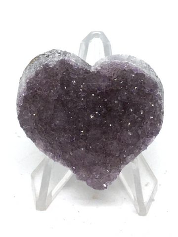Amethyst Geode Heart #335