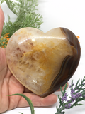 Agate Geode Heart #352