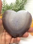 Agate Geode Heart #353