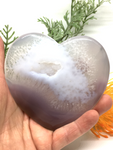 Agate Geode Heart #355