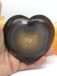 Agate Geode Heart #359