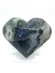 Moss Agate Heart #36