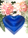 Blue Cat's Eye Heart Bowl #371