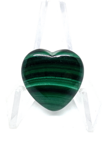 Malachite Mini Heart #388 - 2cm
