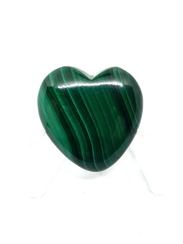 Malachite Mini Heart #390 - 2cm