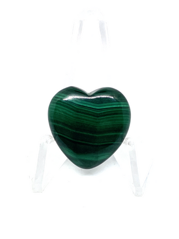 Malachite Mini Heart #393 - 2cm