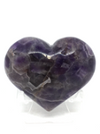 Chevron Amethyst Heart #408