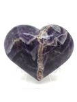 Chevron Amethyst Heart #409