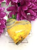 Bumble Bee Jasper Heart #466 - 4cm