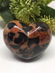 Harlequin Jasper Puff Heart # 38 - 45mm