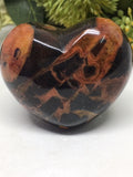 Harlequin Jasper Puff Heart # 38 - 45mm