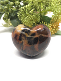 Harlequin Jasper Puff Heart # 40 - 45mm