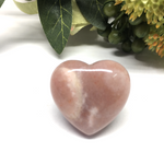 Brown Moonstone Puff Heart # 495 - 30mm